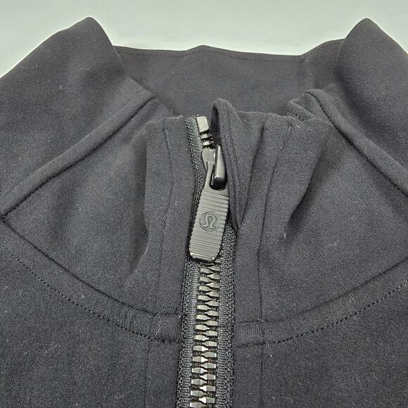 Lululemon Women's Contour Jacket Full Zip Black Size 4 Thumb Holes Pockets - Picture 10 of 11